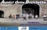 Amici ella Bicicletta - fiab.info · www.ﬁ ab-onlus.it “Poste 1-2008 Gennaio - Marzo (UROPE CLIT)EDERTIO ADERENTE Amici della Bicicletta INBICI DUE RUOTE PER IL FUTURO PERIODICO