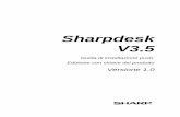 Sharpdesk V3.5 Guida di installazione push:Edizione con ... · 1 Quando lo strumento di configurazione dell’installazione push di Sharpdesk visualizza la seguente finestra di dialogo,