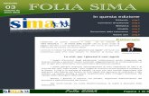 FOLIA SIMA 3 - pediatriadifamiglia.it · Nel 2009 viene chiesto di riflettere sulla prefazione de La coscienza di Zeno di Italo Svevo. Si parla di un paziente in analisi, al quale