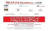 CONCERTI di - savonanews.it · i, ha conseguito il Diploma di Violino con il massimo dei voti presso il Conservatorio di Perugia perfezionandosi in seguito alla “Scuola di Musica