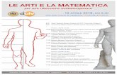 LE ARTI E LA MATEMATICA - eikonocity.it · LE ARTI E LA MATEMATICA per una riflessione multidisciplinare 12 APRILE2018, ore9.30 aula delle Lauree di Ingegneria, Università di Salerno