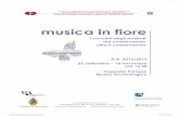 musica in fiore - · PDF fileJohann Sebastian Bach Concerto in mi maggiore per violino Allegro moderato - Adagio - Allegro assai Eleonora Margherita Auletta, violino ... Johann Sebastian