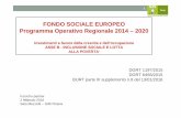FONDO SOCIALE EUROPEO Programma Operativo Regionale … FSE bando B.1.1... · FONDO SOCIALE EUROPEO Programma Operativo Regionale 2014 – 2020 Investimenti a favore della crescita