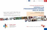 Il Fondo Sociale Europeo VERSO LA PROGRAMMAZIONE 2014-2020formazione.empolese-valdelsa.it/allegati/FSE_Livorno2012_INVITO.pdf · 2014-2020 Il Fondo Sociale Europeo 7 Dicembre 2012