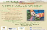  · legumi & legami caltara con il territorio giornata della biodiversitÀ locale dedicata al legumi e alla conservazione dei semi antichi domenic a 22 genna 10 2017
