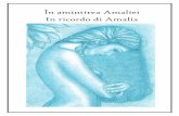În amintirea Amaliei In ricordo di Amalia - luleonlus.it · Acesta brosura s-a nascut din dorinta unor voluntari de la Lule cat si a catorva tinere care au impartit cu ea viata in
