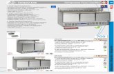  · Compact Line @ Tavoli frigoriferi Gastronorm Realizzazione esterna ed interiore in acciaio inossidabile (alimentare). Consegnato con 1 griglia GN 1/1 , per porta, regolabile in