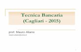 Tecnica Bancaria (Cagliari - 2015)people.unica.it/mauroaliano/files/2015/03/Lezione-VI-Basilea-e-il... · 5 Una corretta determinazione del prezzo deve tener conto del grado di rischio