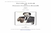 Raccolta di Articoli del Maestro Francesco Brunelli · propriamente martinezista “teurgica”, fino al grado di Reaux-Croix e con Gran Commendatore Robert Ambelain ) in Italia si