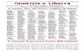 Anno 8 - n° 276 07 maggio 2008 Giustizia e Libertàweb.mclink.it/MK3131/Arretrati/n.276-GL-07.05.2009.pdf · 2009 - IL TERREMOTO a L’AQUILA Distribuzione telematica Periodico Politico