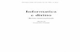 Informatica e diritto - ittig.cnr.it · Informatica e diritto Rivista internazionale diretta da Costantino Ciampi . Informatica e diritto, XXV annata, Vol. VIII, 1999, n. 2, 203 p.