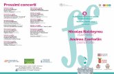 Nicolas Baldeyrou clarinetto · Fantaisie sur Carmen de G.Bizet per clarinetto e pianoforte (arr. N. Baldeyrou) Entract L’amour est un oiseau rebelle Près des remparts de Séville