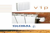 accessori - GLOBAL RADIATORI · 2019-06-25 · ≥ 3 ≥ 10 ≥ 10 3I radiatori modello VIP trovano utile impiego in tutti gli impianti ad acqua calda e vapore fino a 110° C con