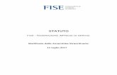 STATUTO - FISEfise.org/files/Statuto_FISE.pdf · 2017-08-01 · Statuto FISE - Federazione Imprese di Servizi Modificato dalla Assemblea Straordinaria del 11 luglio 2017 Pag. 3 TITOLO