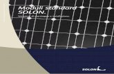 Istruzioni di montaggio moduli standard SOLON Moduli standard · PDF file 2012-04-18 · Non intervenire sui moduli con vernici, collanti o oggetti appuntiti. Non pulire i moduli con