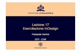 Lezione 17 Esercitazione InDesign - CNR lezioni 05-06/Lezione... · 2006-11-08 · Pasquale Savino – ISTI-CNR 4 Editoria Elettronica (Biblioteche Digitali) – a.a. 2005-06 Lezione