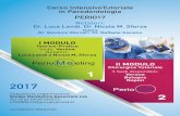 Corso IntensivoTutoriale in Parodontologia PERIO17 · 2018-05-29 · Endo-parodontali” (Endodonzia Contemporanea F. Somma, Masson 2007) e “Osseous Resective Surgery“ (Advanced