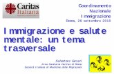 Roma, 29 settembre 2010 Immigrazione e salute …Salvatore Geraci Area Sanitaria Caritas di Roma Società Italiana di Medicina delle Migrazioni Immigrazione e salute mentale: un tema