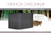 caldaia a pellet biodom 27 E · PDF file biodom 27 E riscaldamento a biomassa caldaia a pellet Il riscaldamento ecologico che offre risparmio e comfort Omologazione EN 303-5 Classe