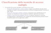 Classificazione delle tecniche di accesso multiplobenelli/scienze_della_comunicazione/... · 2009-10-13 · – ALOHA ( Puro e slotted) – CSMA/CD ( Carrier Sense Multiple Access