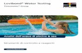 Lovibond Water TestingLovibond® Water Testing Tintometer ® Group Strumenti di controllo e reagenti Analisi dell’acqua di piscine & spa 2 Analisi acqua piscine & spas aprile 2018