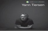 CONTEMPORANEA Yann Tiersen - Garda Trentino · 2019-06-25 · Yann Tiersen è nato a Brest, dipartimento del Finistére, in Bretagna, nel 1970. Ha iniziato a studiare pianoforte a
