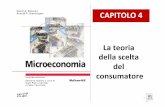CAPITOLO#4# Lateoria dellascelta del consumatore# · 2016-01-22 · Microeconomia 2/ed David A. Besanko, Ronald R. Braeutigam - © 2012 1 Lateoria dellascelta del consumatore# CAPITOLO#4#