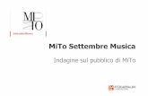 MiTo Settembre Musica - Fondazione Fitzcarraldo · si sono innestati su una traiettoria artistica e organizzativa che nella qualità delle proposte, nel rapporto di fiducia e di complicità