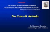 Un Caso di Aritmia E. Dametto - un caso di aritmia.pdf · Un Caso di Aritmia Dr. Ermanno Dametto U.O.Cardiologia-A.R.C. Pordenone. Davide, 10 anni - Familiarità negativa per cardiopatia