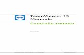 TeamViewer Manuale Controllo remoto · 2018-04-24 · da un ID esclusivo a livello mondiale. Questo ID si genera automaticamente, in base alle carat-teristiche dell'hardware, al primo