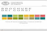 D E I C O R S I B R O C H U R E · 010103 B R O C H U R E D E I C O R S I Corso di laurea magistrale in Culture moderne comparate Printed by Campusnet - 16/07/2017 05:48