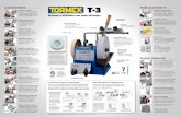 Le soluzioni Tormek T-3 Forniti con la Tormek T-3 italiano T3 con...Forniti con la Tormek T-3 Accessori supplementari Dispositivo per taglienti diritti Dispositivo per l’affilatura