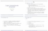 Logica proposizionale temporale - DIPAFILOLogica proposizionale temporale Sandro Zucchi 2015-16 S. Zucchi: Metodi formali per loso { Logica proposizionale temporale 1 Un argomento