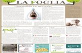 mensile di informazione ecologica - La Foglia News Foglia-marzo2011.pdfdieta vegetariana, vegana o macrobiotica un po’ meno noti a chi ama la cucina tradi-zionale, incarnano il ruolo