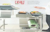 Impacchettatrici manuali Manual wrapping machines Dérouleurs … · 2019-04-03 · e le gastronomie in genere, a norme CE e interamente in acciaio inox, le impacchettatrici manuali