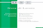 WP DSE green - Unive · Il testo è stato presentato al convegno Gino Luzzatto, storico dell’economia, tra impegno civile e rigore scientifico, Venezia, Ateneo Veneto, 5-6 novembre