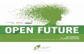 OPEN FUTURE - Arketipo · 2016-09-05 · La Leaf Community è il risultato della forte volontà di ridare valore alla dimensione di esseri naturali. Lo spunto, coerente con la propria