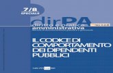 amministrativacontabilita-pubblica.it/2013/Dottrina/CcDP.pdf · applicazione per tutti i dipendenti delle pubbliche am ministrazioni (di cui all’art. 1, comma 2, Dlgs n. 165/2001),