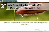 CORSO REGIONALE SUI PRODOTTI FITOSANITARI...Piano Regionale di Prevenzione della Regione del Veneto 2014 –2018 Prodotti fitosanitari e tutela della salute: sensibilizzazione al rispetto