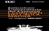 72ª stagione 2016 2017 locandina concerti_1.pdf · Bartók Danze popolari rumene Sz. 68 Tradizionale/ G. Fröst Danza klezmer n. 3 ... Kurtág Ruhelos per violino solo op. 24 ...