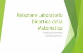 Relazione Laboratorio Didattica della Matematicapeople.unica.it/giuseppesergioli/files/2019/01/3.pdfLABORATORIO DI DIDATTICA DELLA MATEMATICA A.A ... di carte, si procede con la lettura