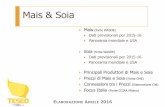 Mais & Soia - CLAL NewsSOIA Dati previsionali per 2015-16 La produzione globale di Soia per la stagione 2015-16 è stimata a 320.15 Mio t, invariata rispetto alle stime di Marzo, con