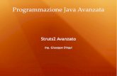 Programmazione Java AvanzataProgrammazione Java Avanzata Altri Framework Ing. Giuseppe D'Aquì Apache Commons Apache Commons è una collezione di librerie “minimali”, che si focalizzano