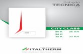ITA - Idralia · 2 G reen Heating Technolog Scheda TECNICA Cit Class Voci di capitolato (caratteristiche generali) Caldaia murale a gas a condensazione per riscaldamento e produzione