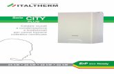 Serie CITY - Etecta · 4 Punti di forza: i vantaggi delle caldaie da City PLuS itaLthErm la nuova gaMMa city plus italtherM, progettata in otteMperanza al regolaMento erp, è l’ideale