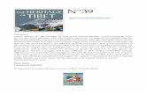 Newsletter N° 39 - The Heritage of Tibet - L'eredità …...sull'ignoranza; in base alle osservazioni fatte da un mio amico, il terapista cognitivo Aaron Beck, i giudizi negativi