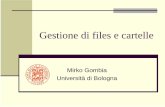 Mirko Gombia Università di Bolognaishtar.df.unibo.it/Uni/bo/farmacia/all/navarria/stuff/appunti/aci/Gestione_Files.pdfMemorie di massa nLe memorie di massa permettono di salvare i