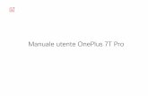 Manuale utente OnePlus 7T ProPro+...A causa degli aggiornamenti del software, l'esperienza con l'interfaccia software (che include, ma non in maniera esaustiva, le funzioni del software,