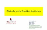Disturbi dello Spettro Autistico · •Le componenti del disturbo autistico (deficit e comportamenti sintomatici) possono essere presenti in diverso grado dando luogo a configurazioni