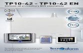 TA - TP10-42 - Depli-Multilingua 2018 · Con la programmazione avanzata la normale funzionalità di ingressi, uscite, comunicatori, telecomandi, ecc. viene rideﬁ nita attraverso